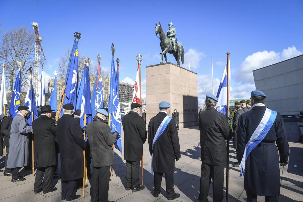 Kansallisen veteraanipäivän 27.4 tilaisuudet Helsingissä 2024