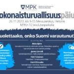 Kokonaisturvallisuuspäivä Messukeskuksessa Helsingissä